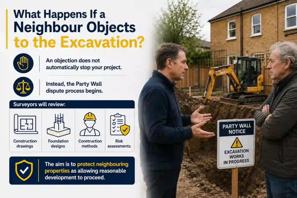 The Complete Guide to Section 6 Excavation Notices 3 What Happens If a Neighbour Objects to the Excavation Andover