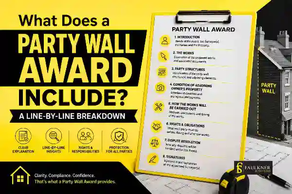Party Wall Awards Explained Line-by-Line: What Property Owners and Neighbours Need to Know 1 What Does a Party Wall Award Include? A Line-by-Line Breakdown Andover
